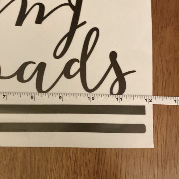 NWT Laundry Room Peel & Stick Decals “Laundry Room - loads of fun”. - Picture 7 of 7